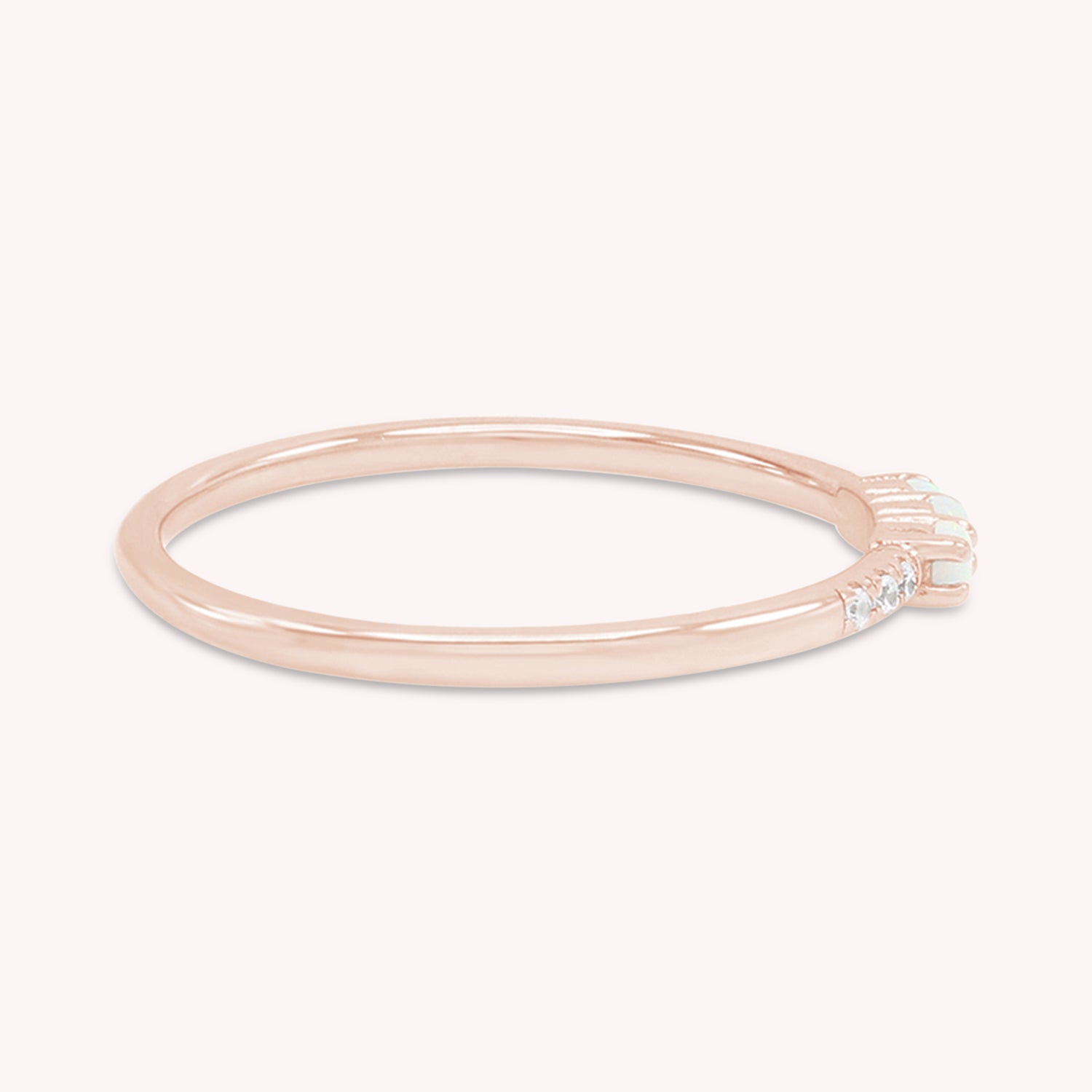 Lab Created Opal Stackable Ring