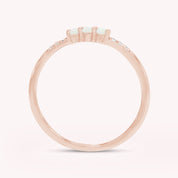 Lab Created Opal Stackable Ring