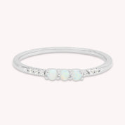 Lab Created Opal Stackable Ring