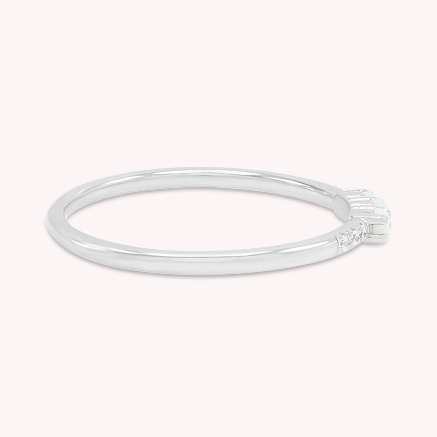 Lab Created Opal Stackable Ring