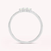 Lab Created Opal Stackable Ring