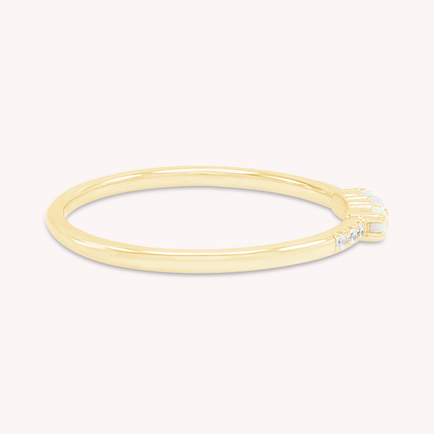 Lab Created Opal Stackable Ring