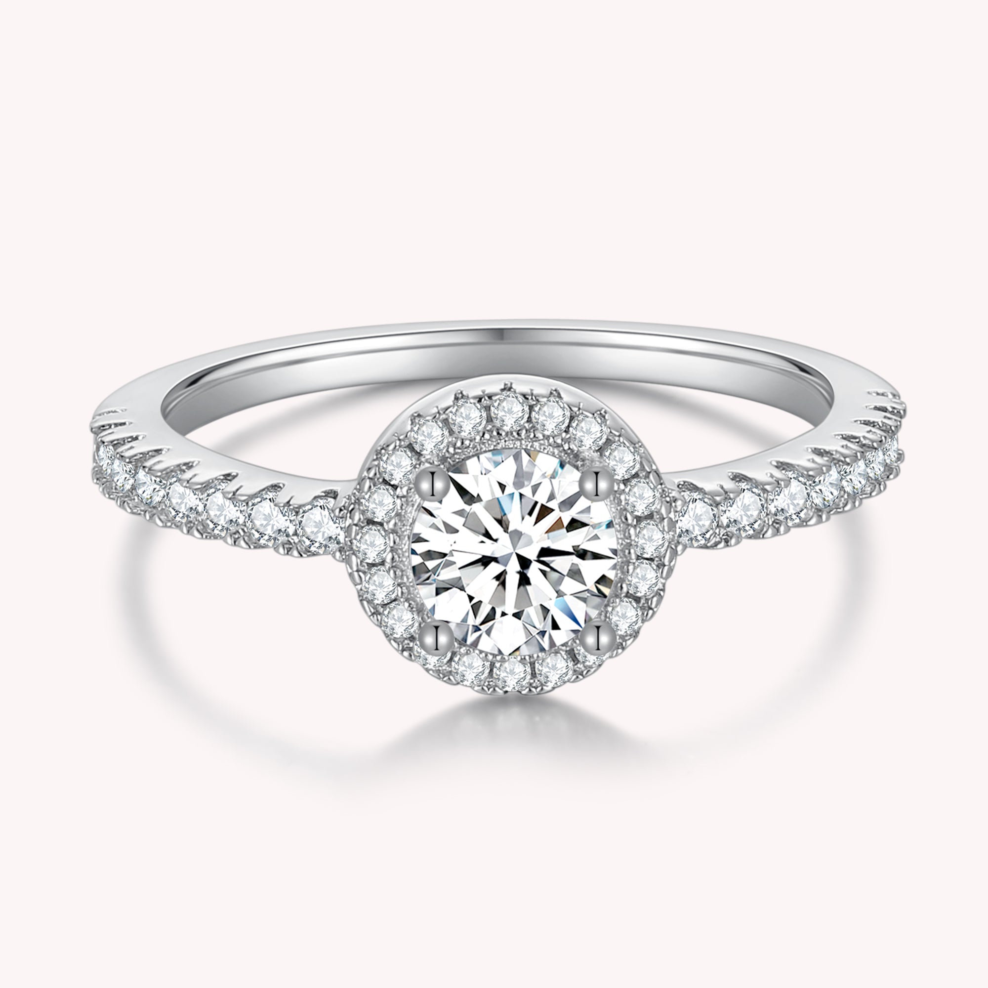 Halo Promise Ring