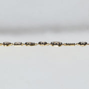 Multi Shape Two Tone Tennis Bracelet Lab Created Moissanite