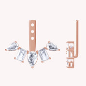 Multi Shaped Add-On Lab-Grown Diamond Earrings