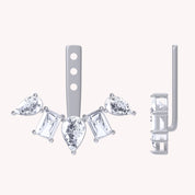 Multi Shaped Add-On Lab-Grown Diamond Earrings