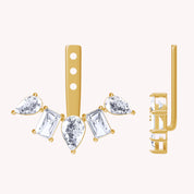 Multi Shaped Add-On Lab-Grown Diamond Earrings