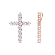 Cross Pendant in Lab Grown Diamond