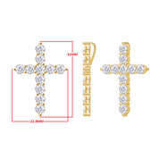 Cross Pendant in Lab Grown Diamond