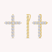 Cross Pendant in Lab Grown Diamond