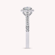 India Classic Halo Lab Grown Diamond Engagement Ring
