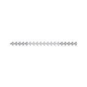 4 Carat Round Shape Lab Created Moissanite Diamond 4.4MM Width Link Chain Necklace For Women In 925 Sterling Silver & 10K Or 14K Solid Gold (4.00 Cttw)