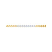 4 Carat Round Shape Lab Created Moissanite Diamond 4.4MM Width Link Chain Necklace For Women In 925 Sterling Silver & 10K Or 14K Solid Gold (4.00 Cttw)