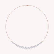 Bib Chain Necklace Lab Created Moissanite