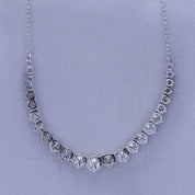 Bib Chain Necklace Lab Grown Diamond