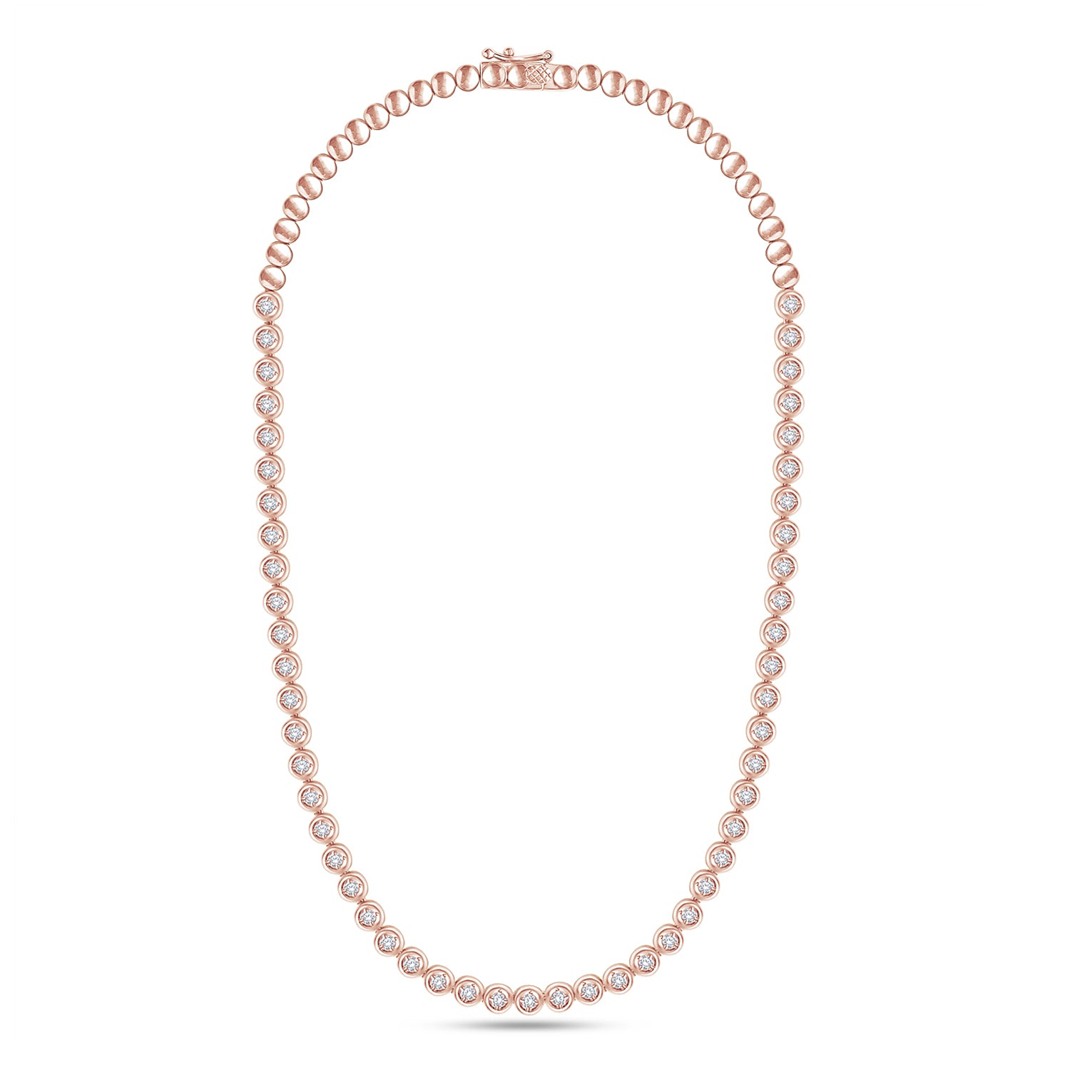 5MM Width Lab Created Moissanite Tennis Choker Necklace