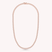 5MM Width Lab Created Moissanite Tennis Choker Necklace