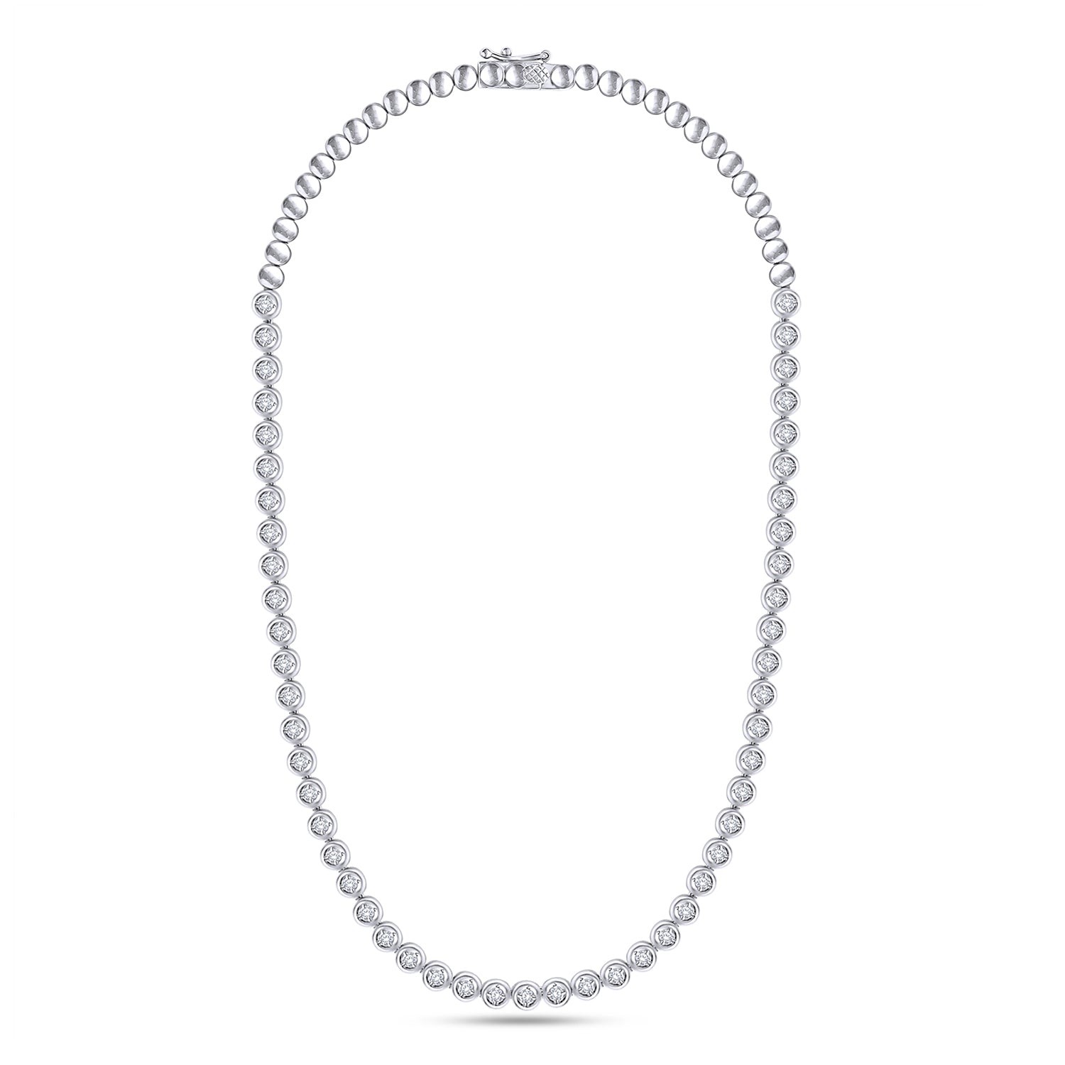 5MM Width Lab Created Moissanite Tennis Choker Necklace
