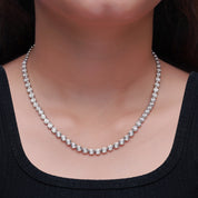 5MM Width Lab Created Moissanite Tennis Choker Necklace