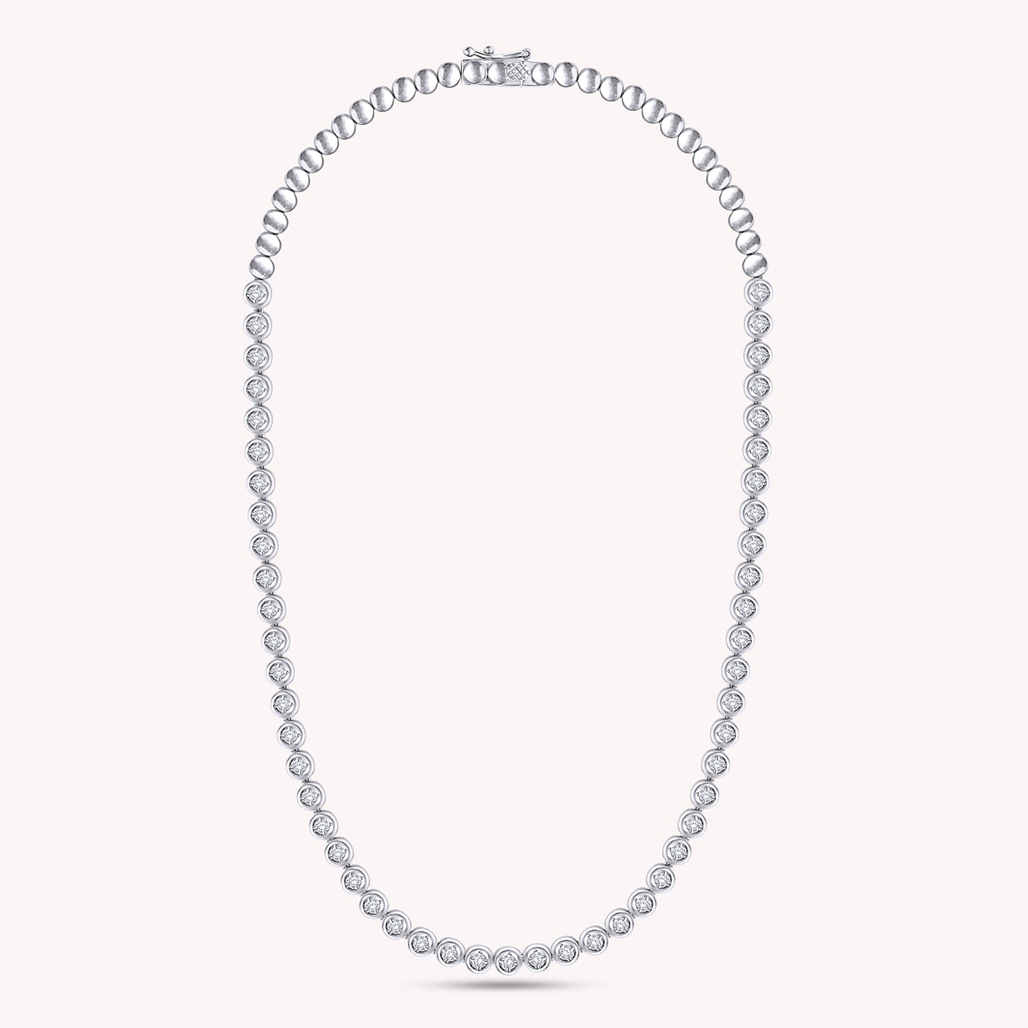 5MM Width Lab Created Moissanite Tennis Choker Necklace