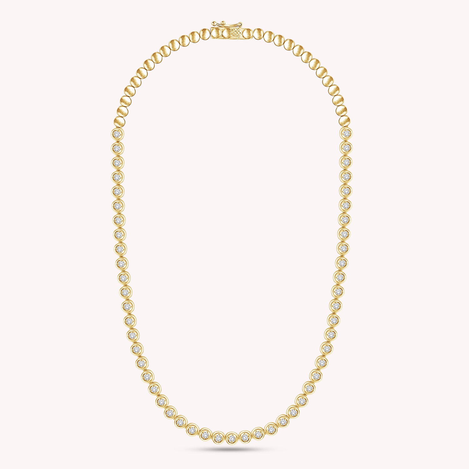 5MM Width Lab Created Moissanite Tennis Choker Necklace