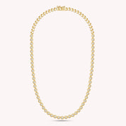 5MM Width Lab Created Moissanite Tennis Choker Necklace