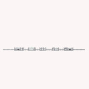Personalized Name " ELYSE " Chain Necklace In Lab Created Moissanite