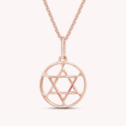 Star of David Necklace for Jewish Gift