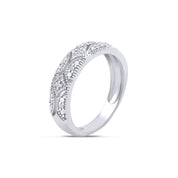 Lab Created Moissanite Wedding Band Ring for Women