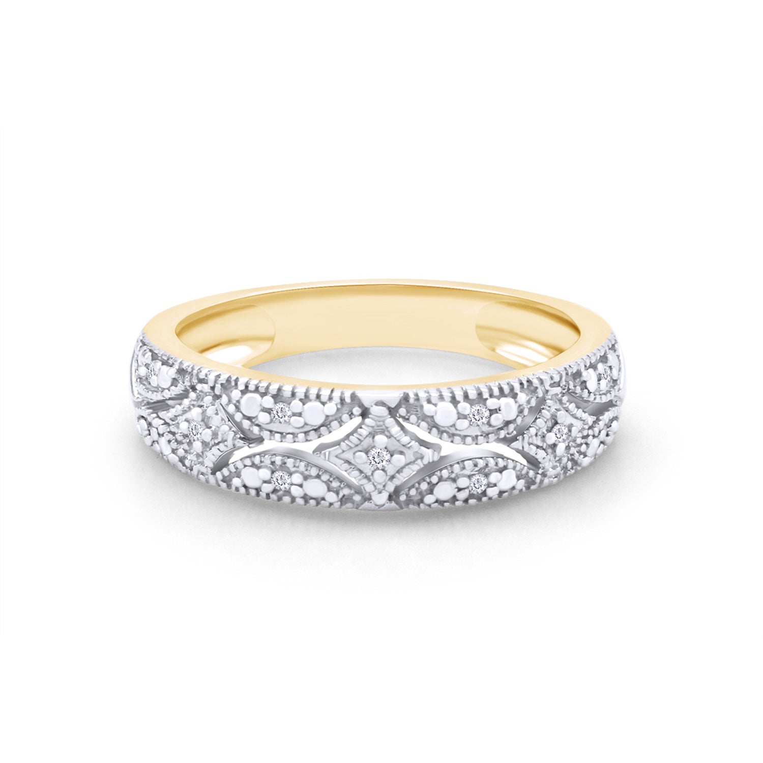 Lab Created Moissanite Wedding Band Ring for Women