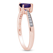 Solitaire Heart Promise Ring for Women