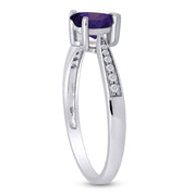 Solitaire Heart Promise Ring for Women
