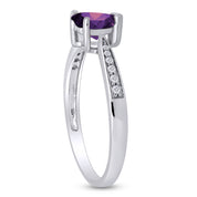Solitaire Heart Promise Ring for Women