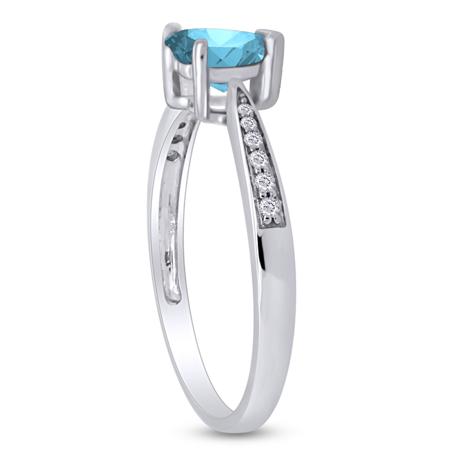 Solitaire Heart Promise Ring for Women