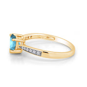 Solitaire Heart Promise Ring for Women