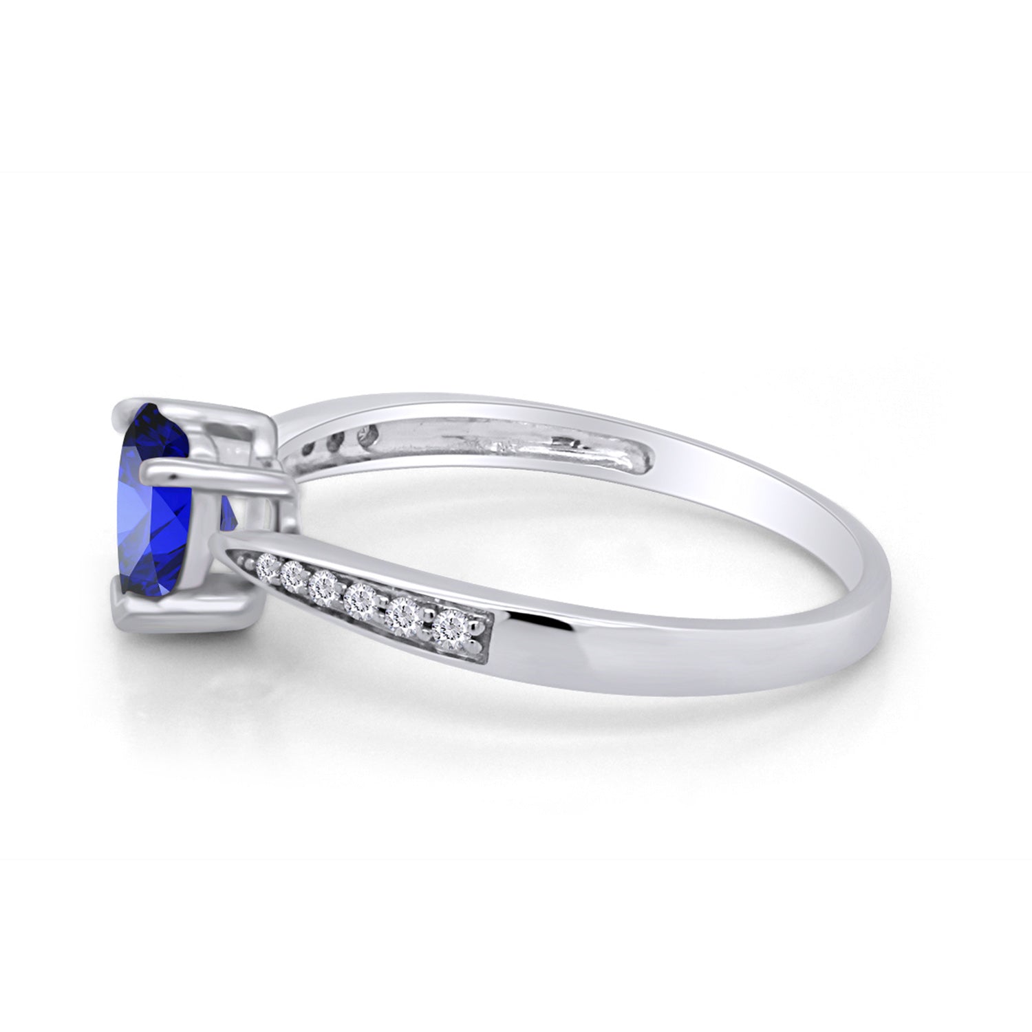 Solitaire Heart Promise Ring for Women