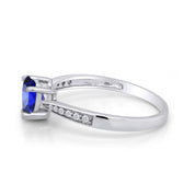 Solitaire Heart Promise Ring for Women