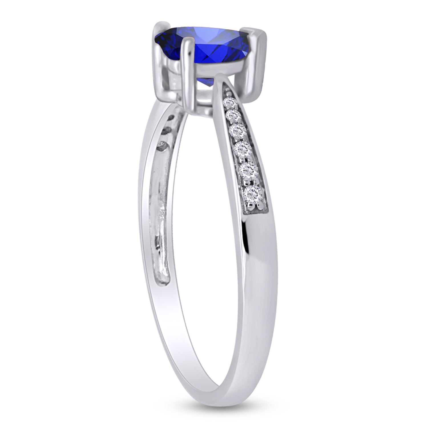 Solitaire Heart Promise Ring for Women