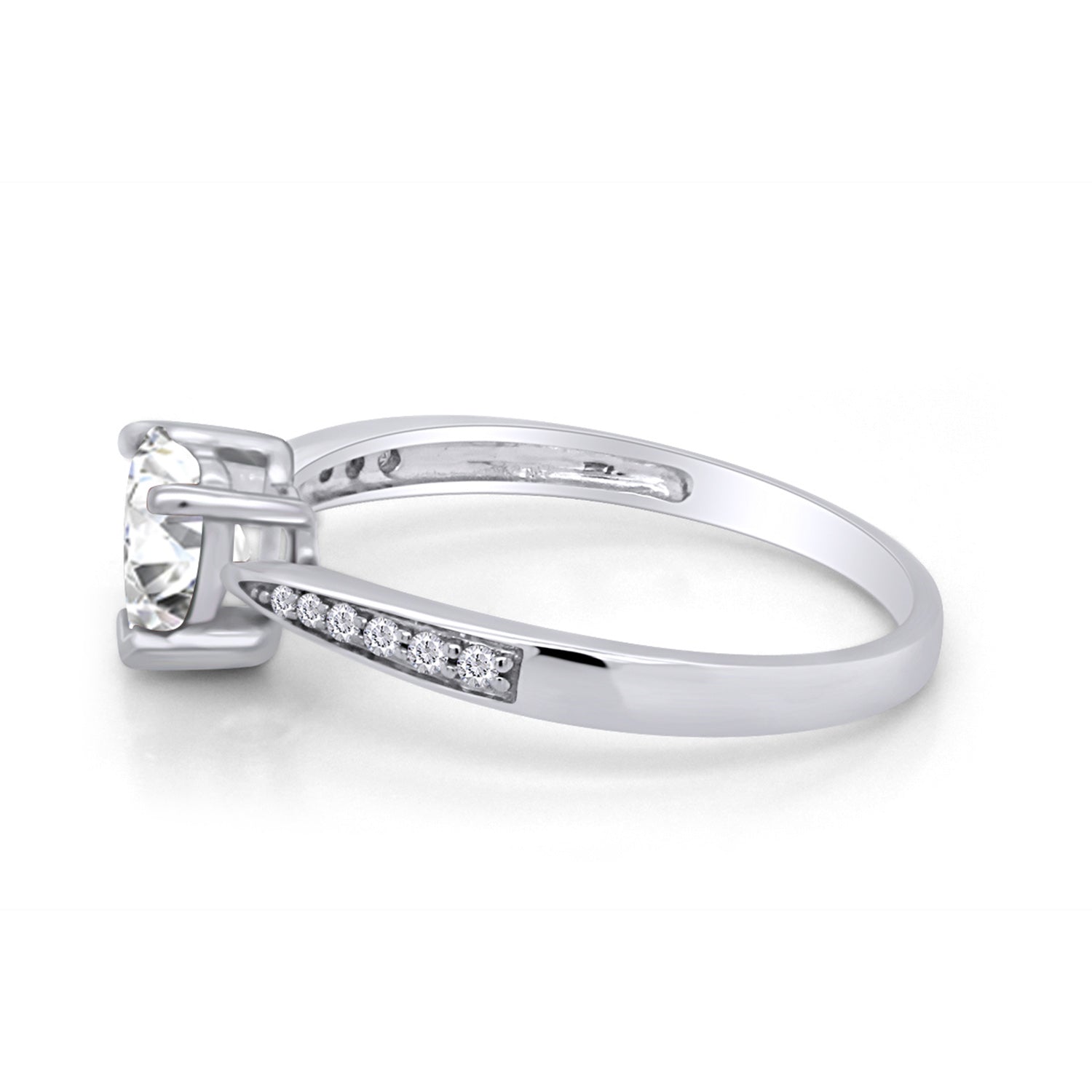 Solitaire Heart Promise Ring for Women