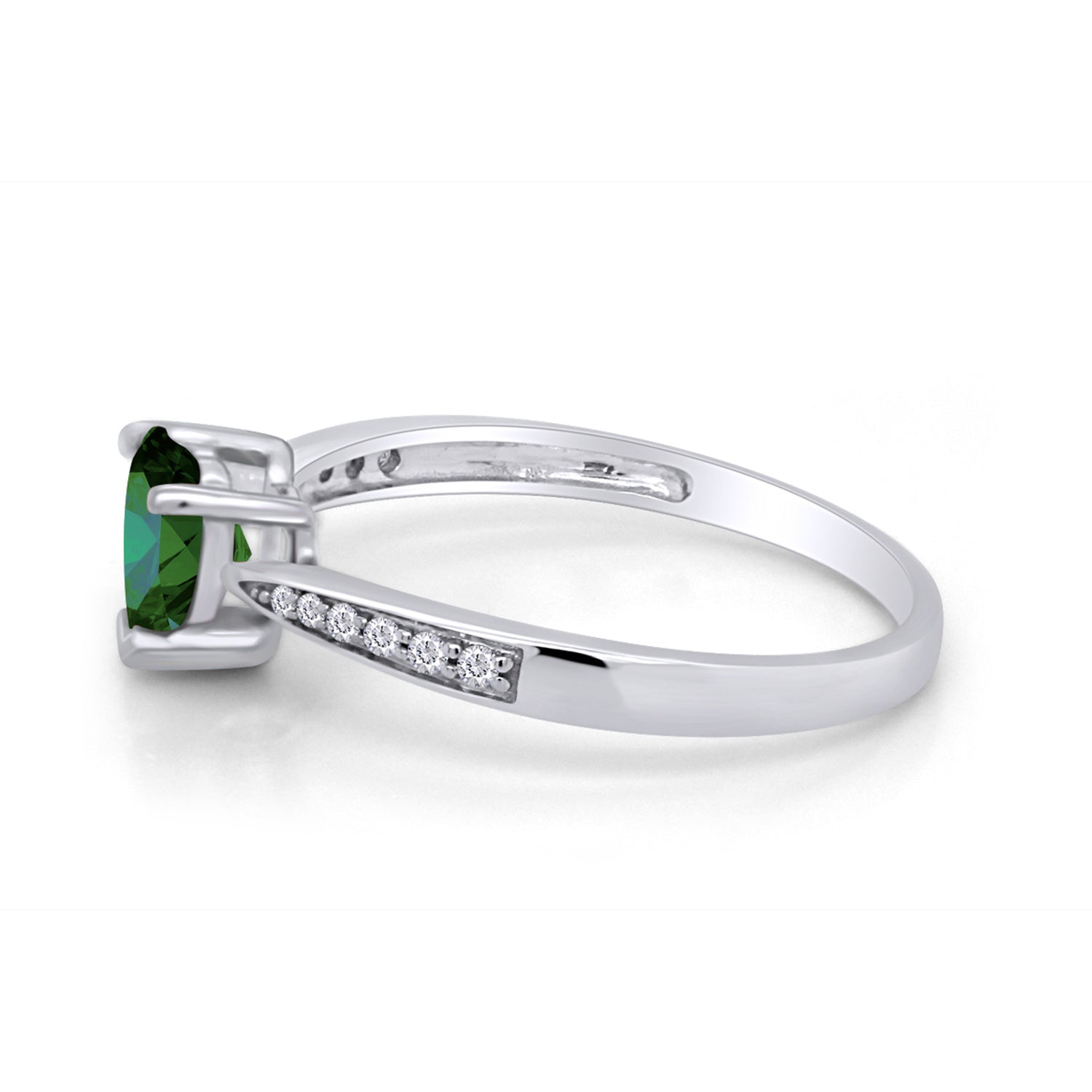 Solitaire Heart Promise Ring for Women