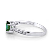 Solitaire Heart Promise Ring for Women