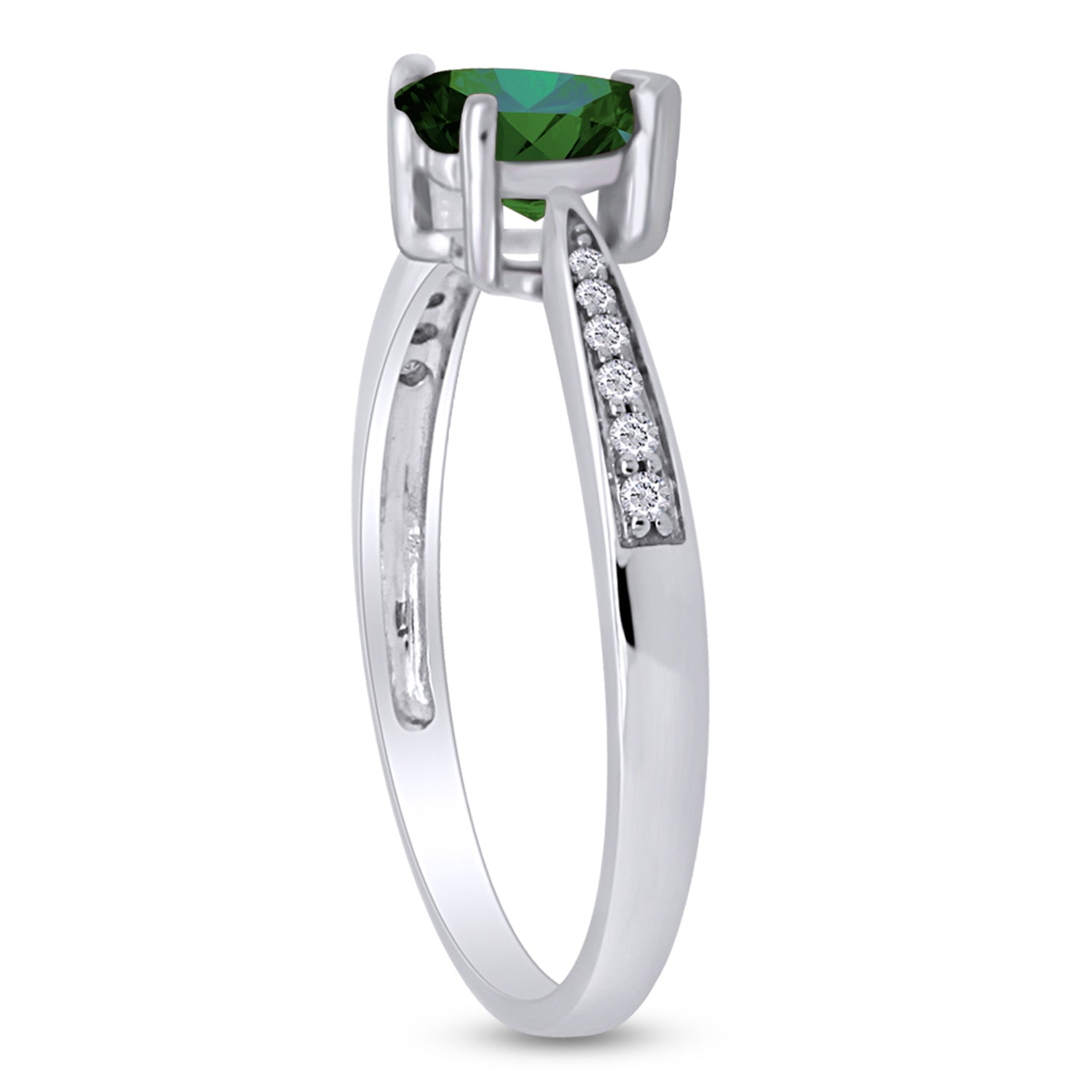 Solitaire Heart Promise Ring for Women