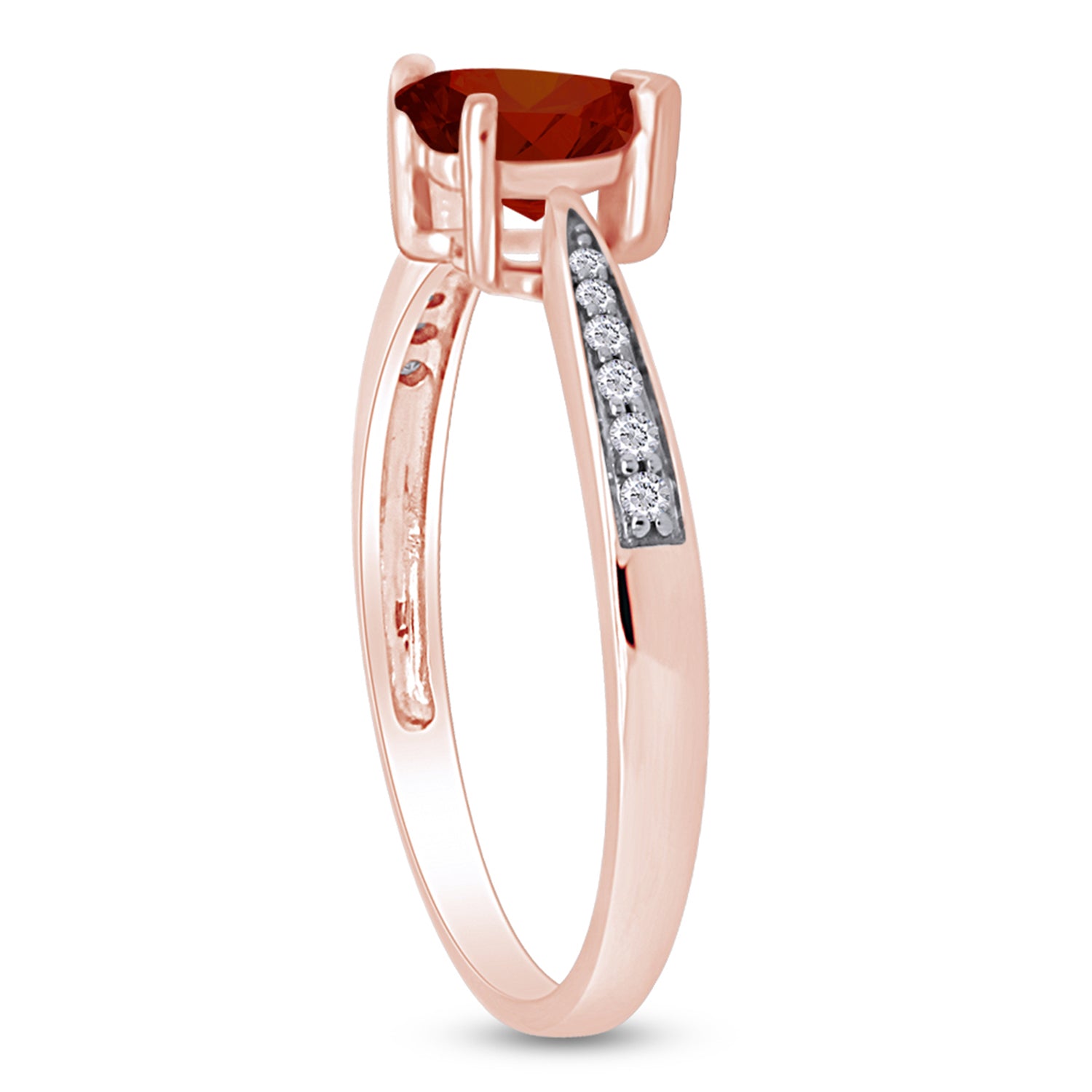 Solitaire Heart Promise Ring for Women