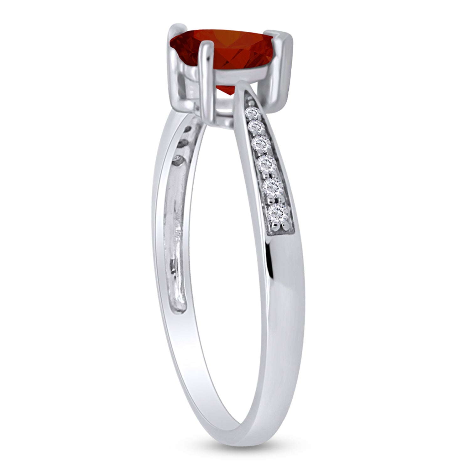 Solitaire Heart Promise Ring for Women