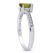 Solitaire Heart Promise Ring for Women
