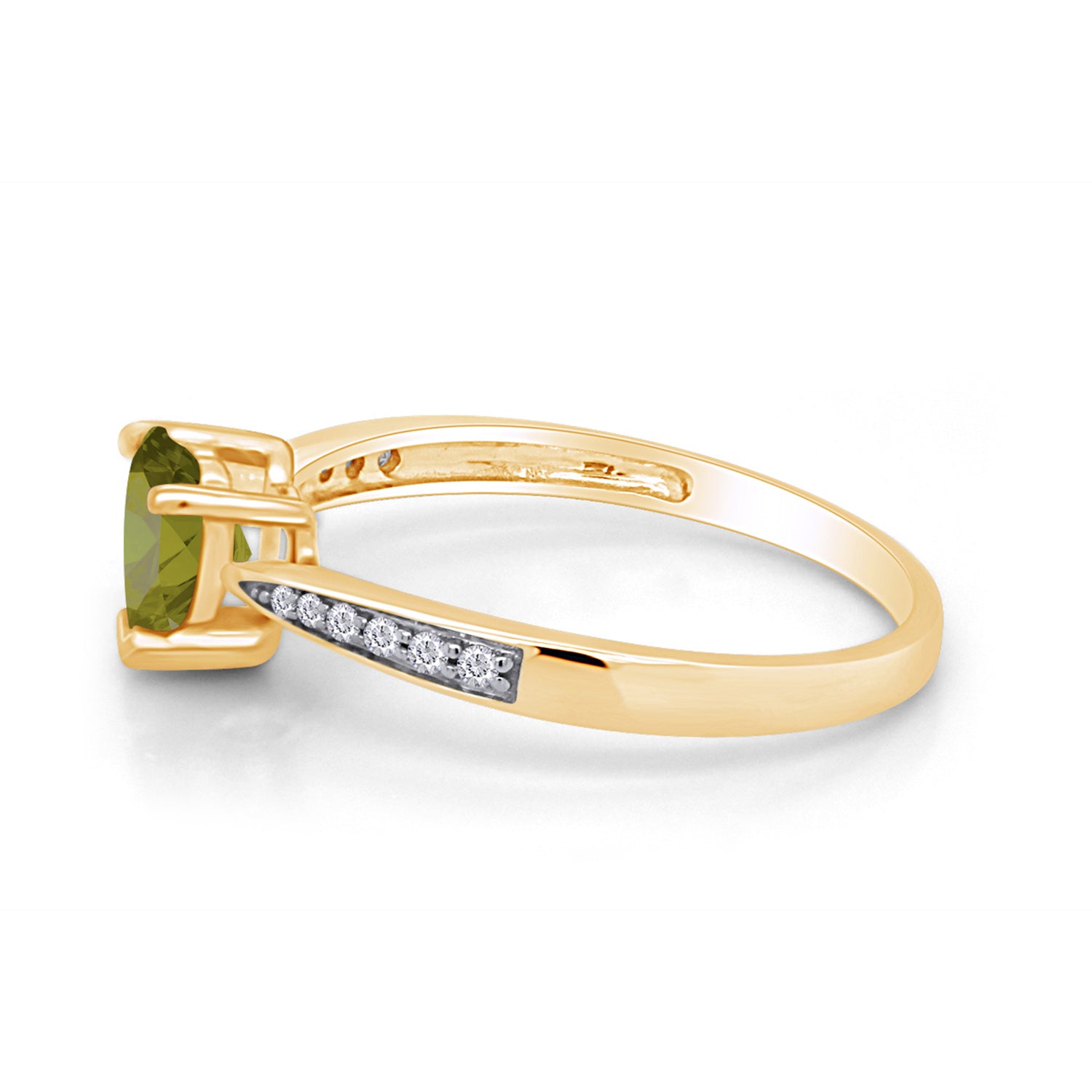 Solitaire Heart Promise Ring for Women