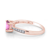 Solitaire Heart Promise Ring for Women