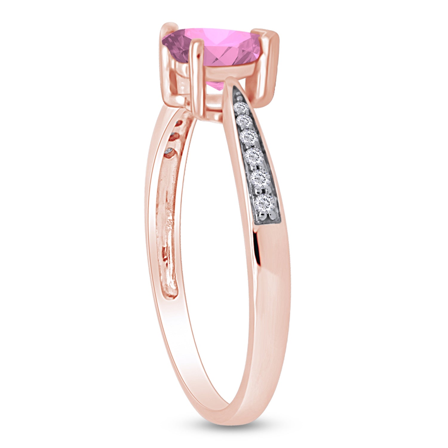 Solitaire Heart Promise Ring for Women