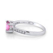 Solitaire Heart Promise Ring for Women