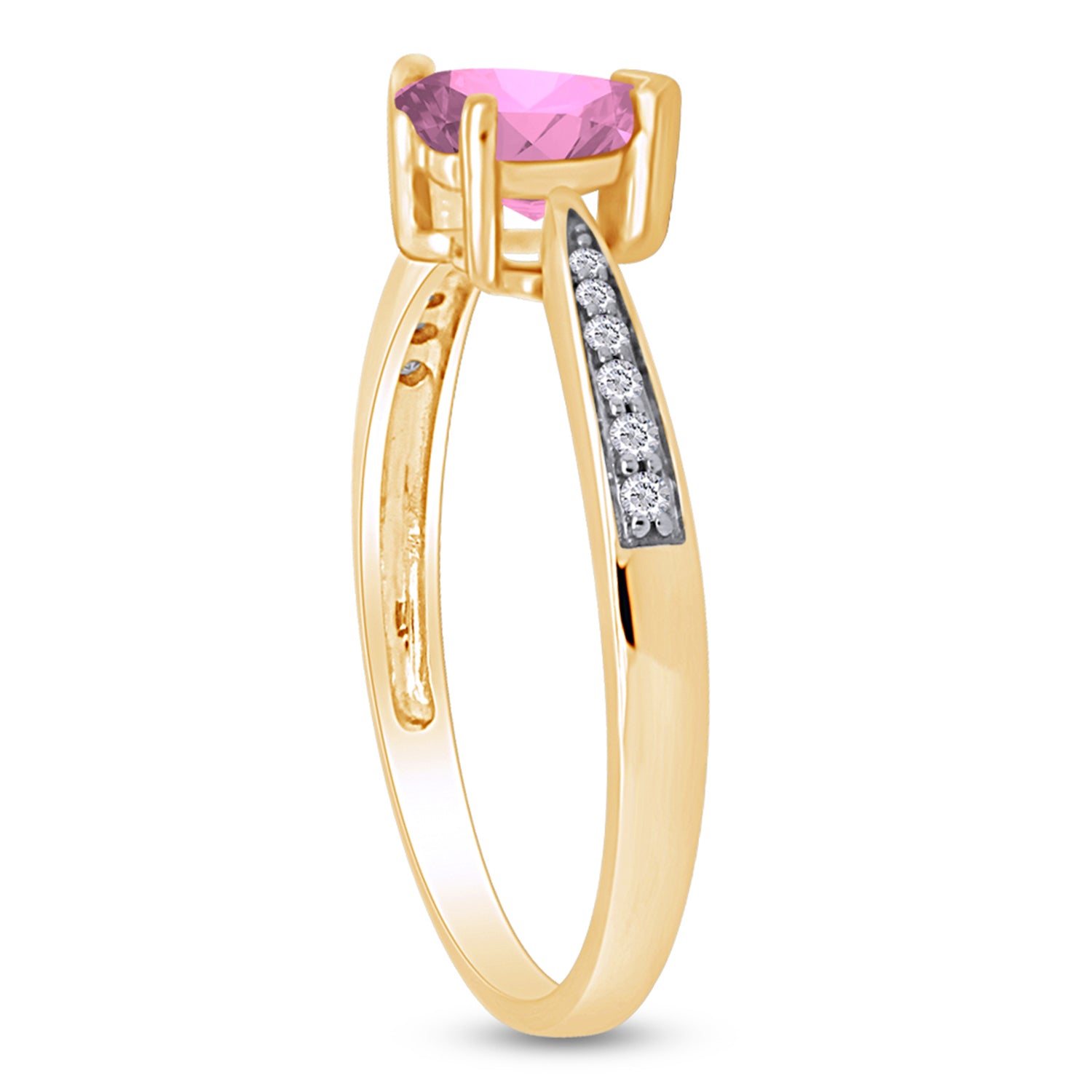 Solitaire Heart Promise Ring for Women